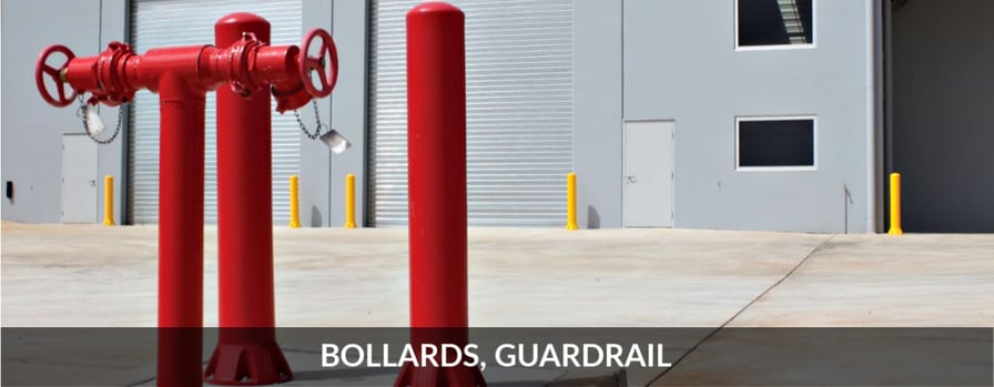 Remax Bollard Guardrail wall protection system-1